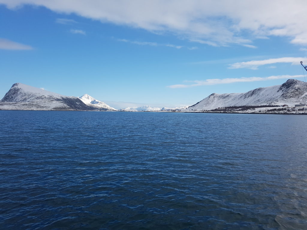 Panorama over fjorden